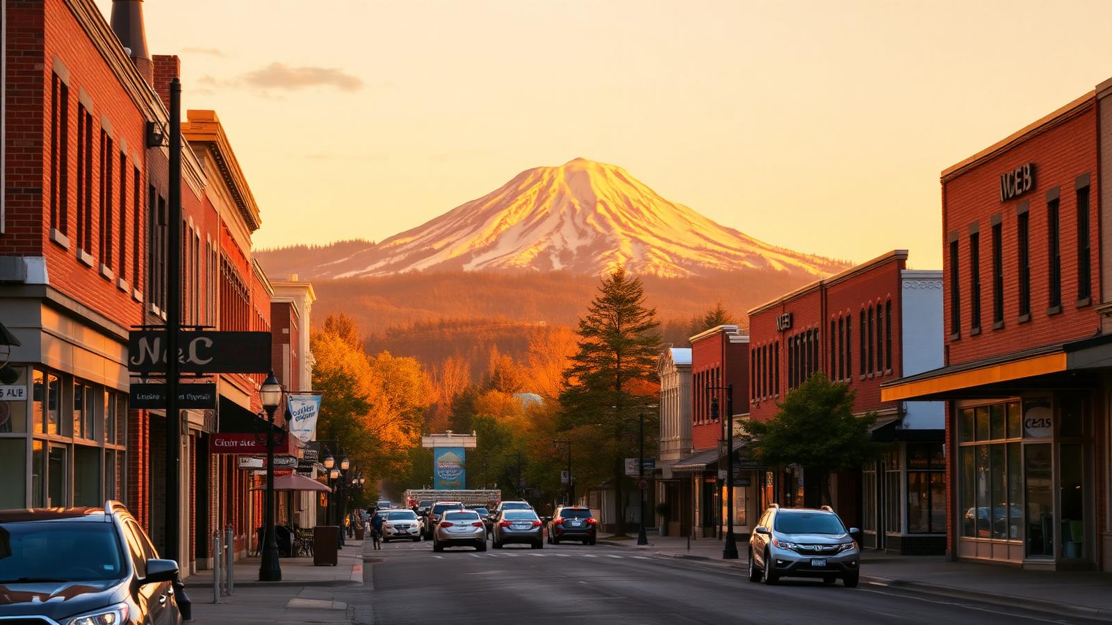 Gresham, OR small business district served by Snyders Bookkeeping
