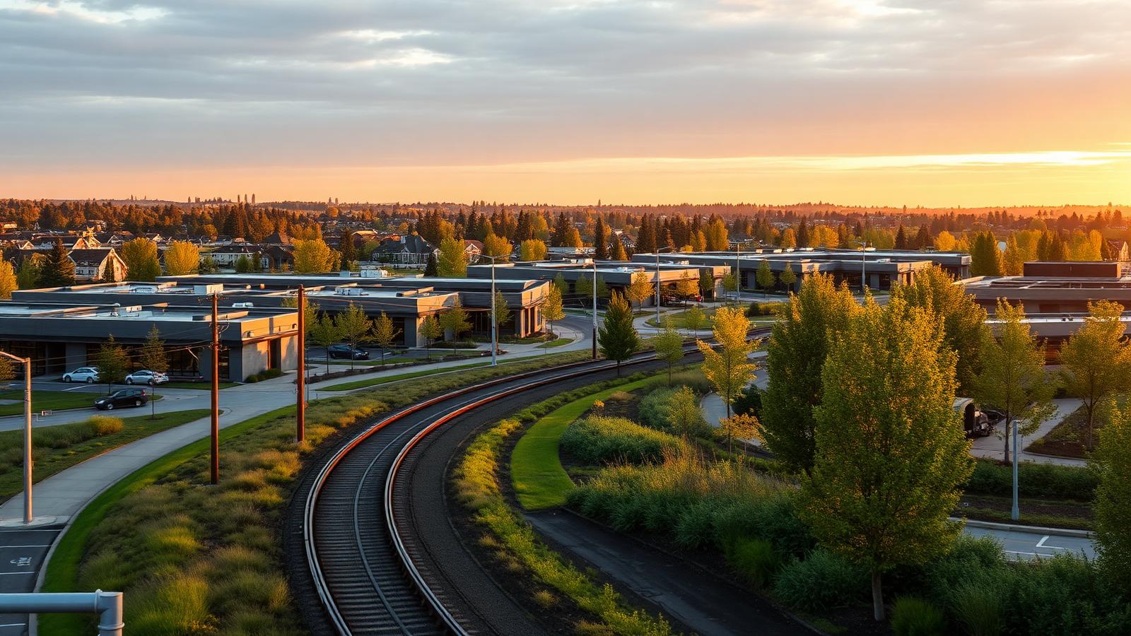 Hillsboro, OR small business district served by Snyders Bookkeeping